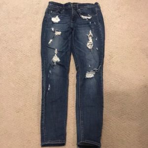 Express mid rise legging size 4